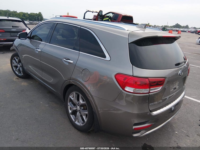 Vin: 5xypkda13gg035286, lot: 46259346, kia sorento 2.0t sxl 20163