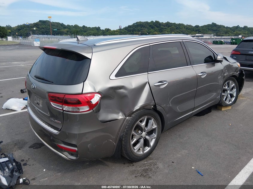 Vin: 5xypkda13gg035286, lot: 46259346, kia sorento 2.0t sxl 20164