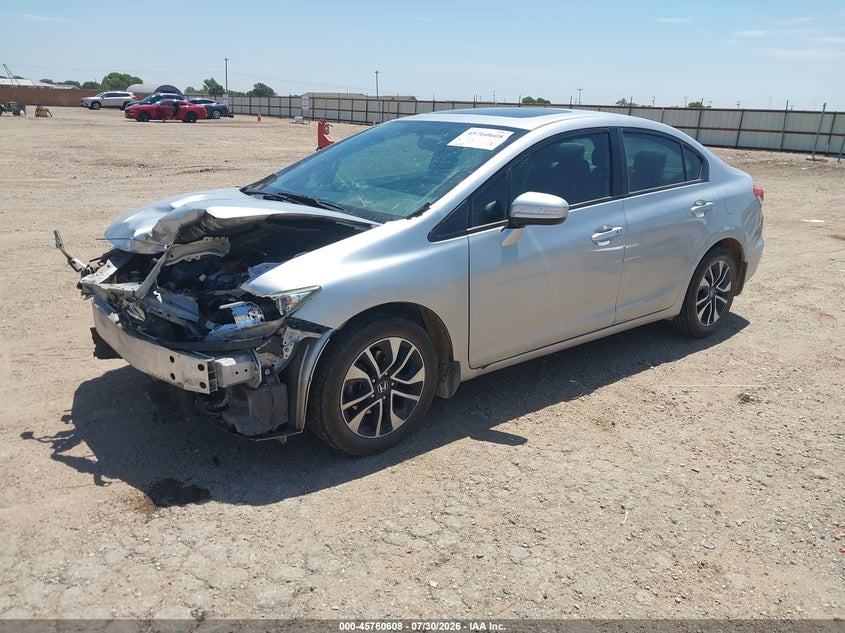 Vin: 19xfb2f84fe010155, lot: 46259357, honda civic ex 20152