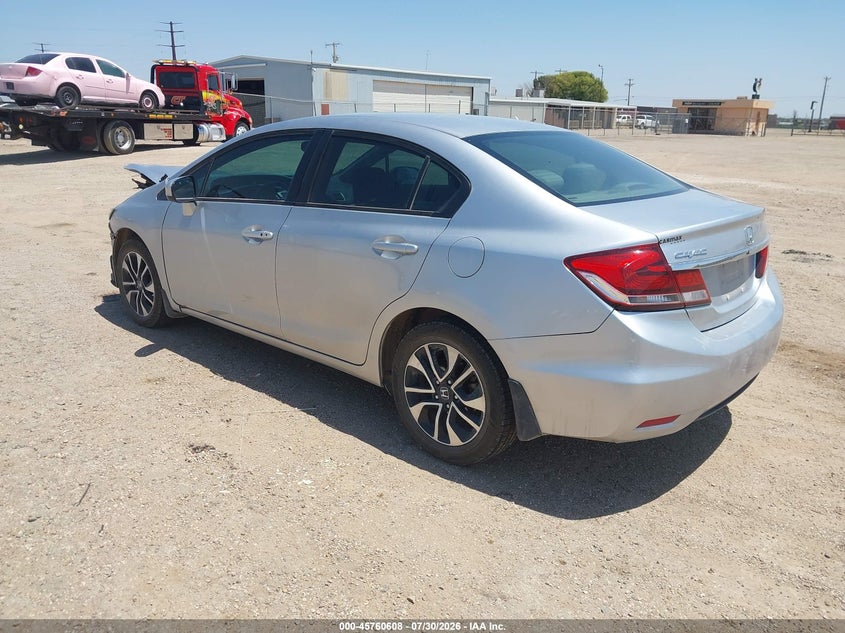 Vin: 19xfb2f84fe010155, lot: 46259357, honda civic ex 20153