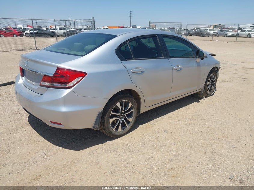 Vin: 19xfb2f84fe010155, lot: 46259357, honda civic ex 20154