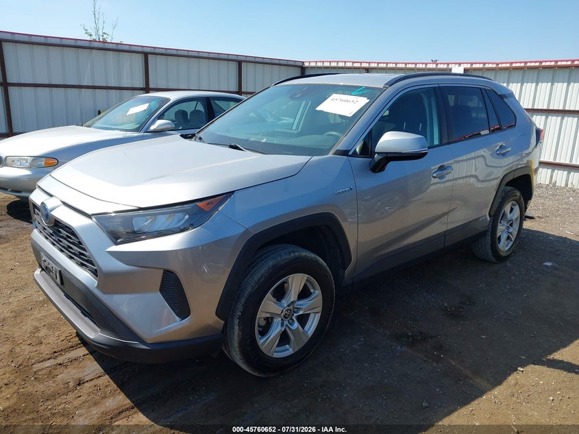 2021 TOYOTA RAV4 HYBRID auction photo 2