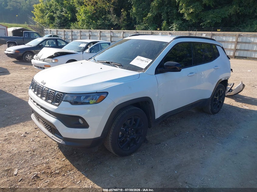 Vin: 3c4njdbn4st570897, lot: 46259468, jeep compass latitude 4x4 20252