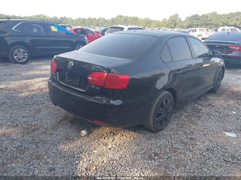 Vin: 3vwdz7aj6bm326776, lot: 46259469, volkswagen jetta 2.5l se 20114