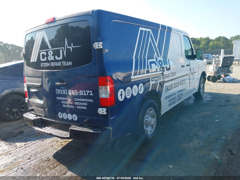 2012 NISSAN NV 2500 auction photo 4