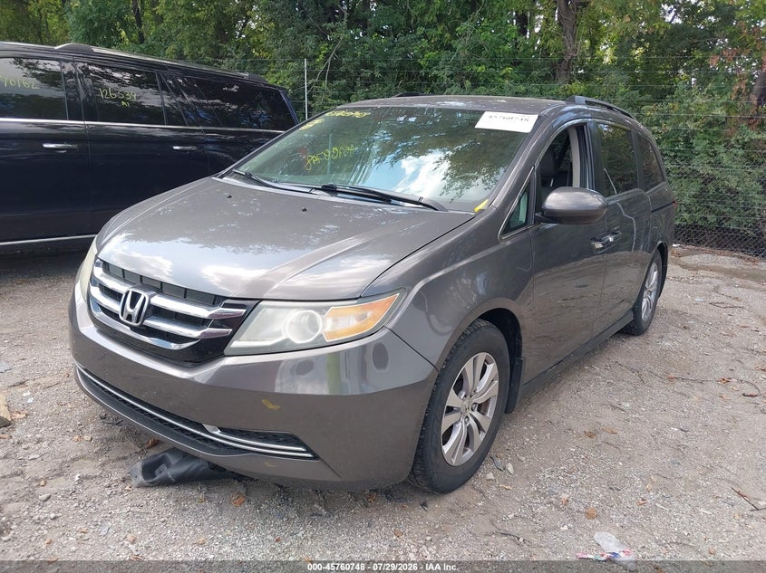 Vin: 5fnrl5h66gb040776, lot: 46259497, honda odyssey ex-l 20162