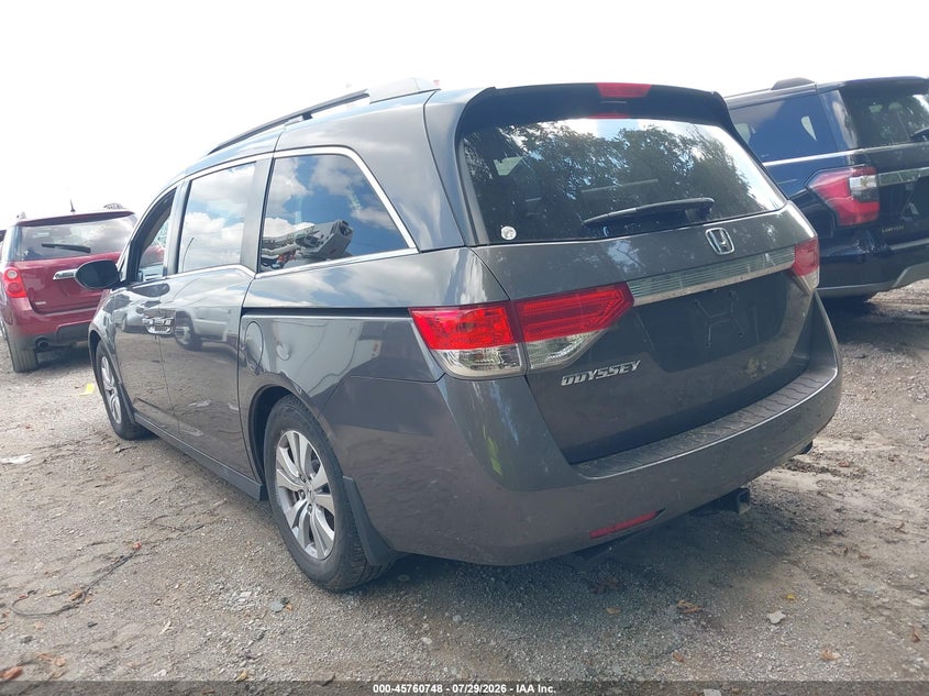 Vin: 5fnrl5h66gb040776, lot: 46259497, honda odyssey ex-l 20163
