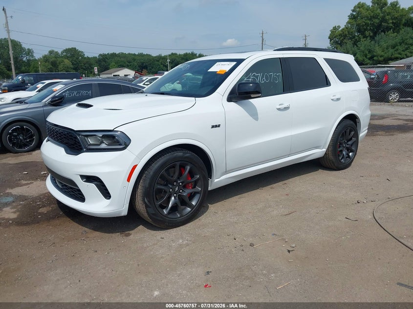 Vin: 1c4sdjgj9tc287892, lot: 46259506, dodge durango rt 20262