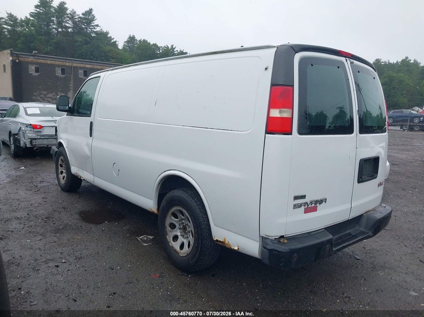 Vin: 1gtuhad46a1142619, lot: 46259519, gmc savana 1500 work van 20103