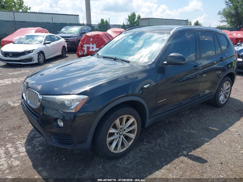 Vin: 5uxwx9c52g0d63686, lot: 46259528, bmw x3 xdrive28i 20162