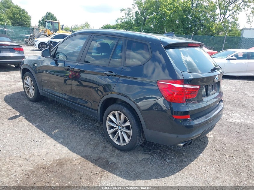 Vin: 5uxwx9c52g0d63686, lot: 46259528, bmw x3 xdrive28i 20163