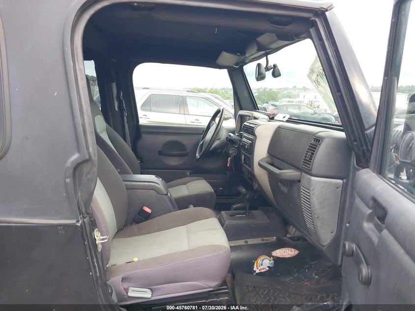JEEP WRANGLER 2006 VIN 1J4FA44S76P789588