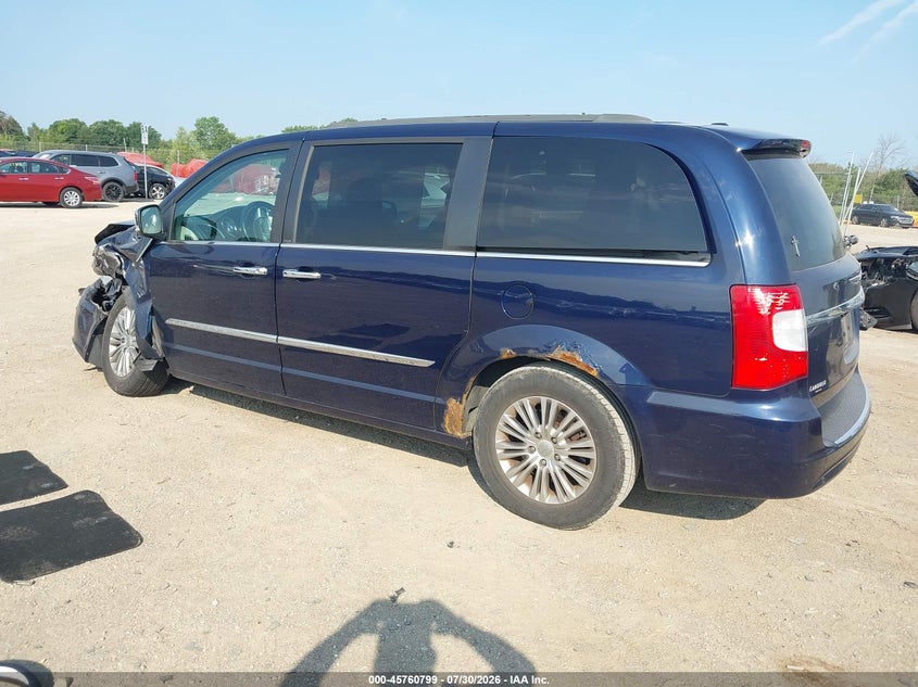 Vin: 2c4rc1cg4dr757685, lot: 46259548, chrysler town & country touring-l 20133