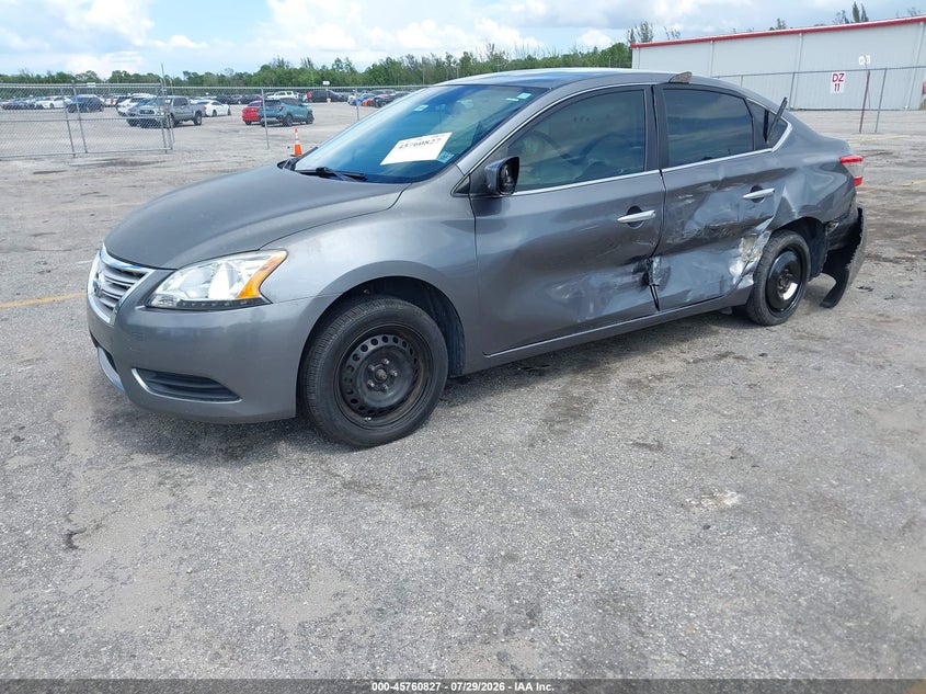 Vin: 3n1ab7ap6fl661615, lot: 46259576, nissan sentra fe+ s/s/sl/sr/sv 20152