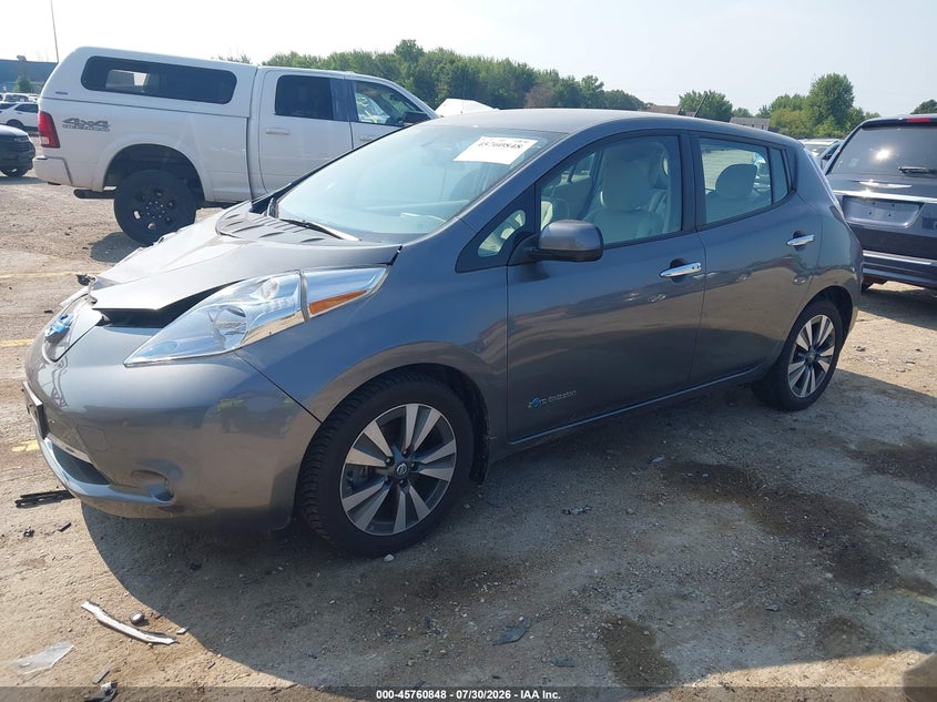Vin: 1n4bz0cp7gc311673, lot: 46259597, nissan leaf sv 20162