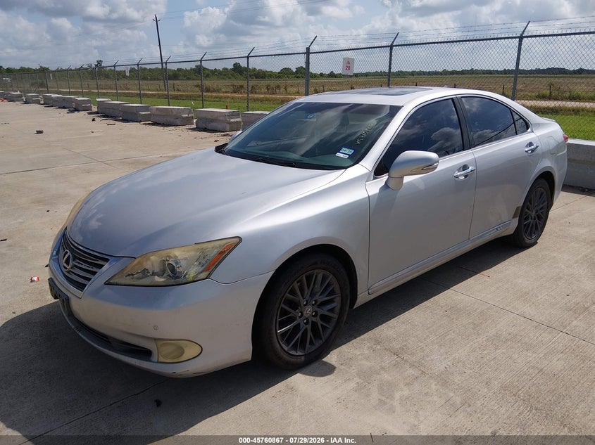 Vin: jthbk1eg2a2393406, lot: 46259616, lexus es 350 20102