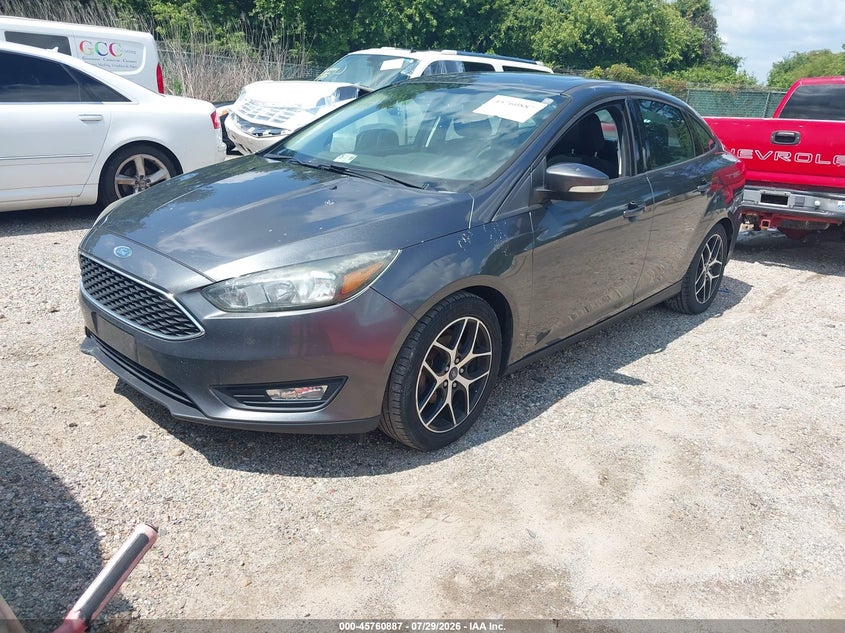 Vin: 1fadp3h28hl269951, lot: 46259636, ford focus sel 20172