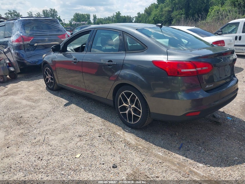 Vin: 1fadp3h28hl269951, lot: 46259636, ford focus sel 20173