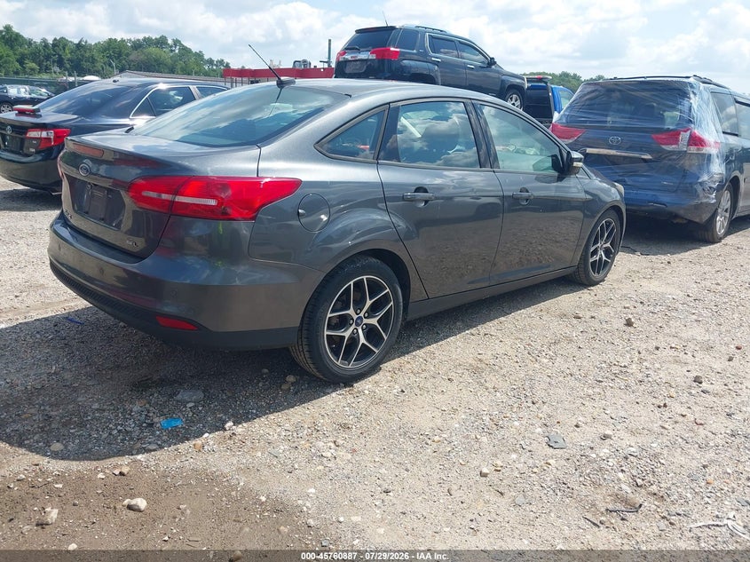 Vin: 1fadp3h28hl269951, lot: 46259636, ford focus sel 20174