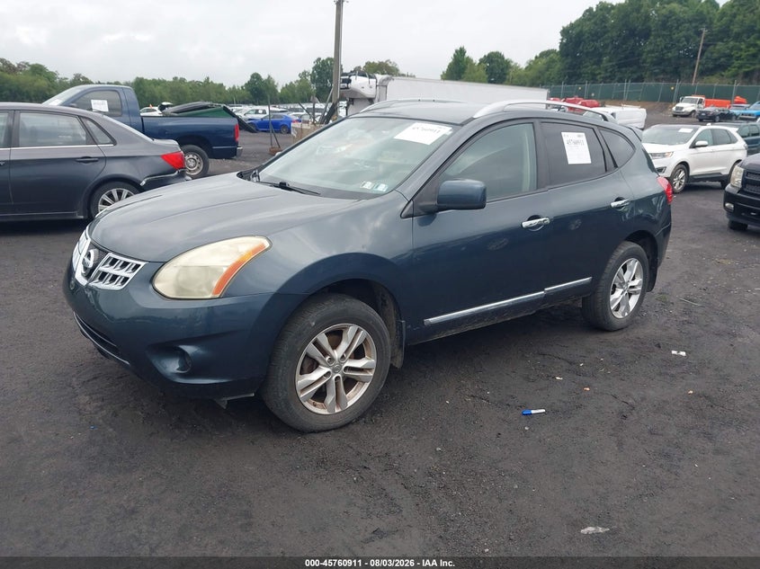 Vin: jn8as5mv7cw406347, lot: 46259660, nissan rogue sv 20122