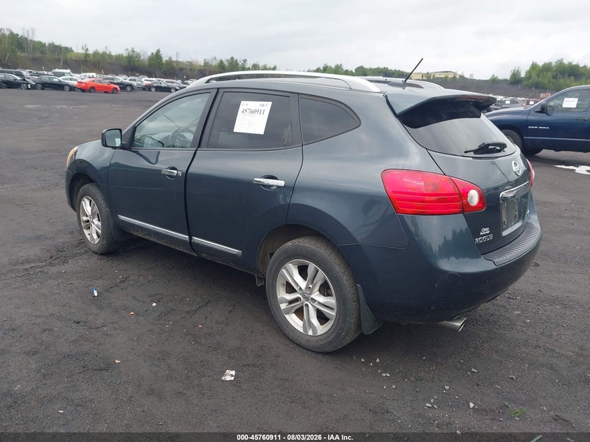 Vin: jn8as5mv7cw406347, lot: 46259660, nissan rogue sv 20123