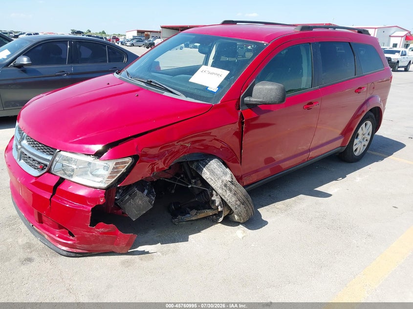 Vin: 3c4pdcab0gt139126, lot: 46259744, dodge journey se 20162