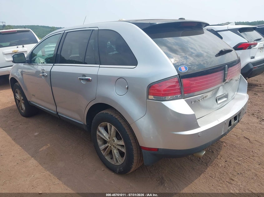 Vin: 2lmdj6jc0abj24957, lot: 46259760, lincoln mkx 20103