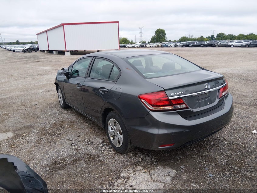 2013 HONDA CIVIC SEDAN 1.8L I-4 VVT, 140HP