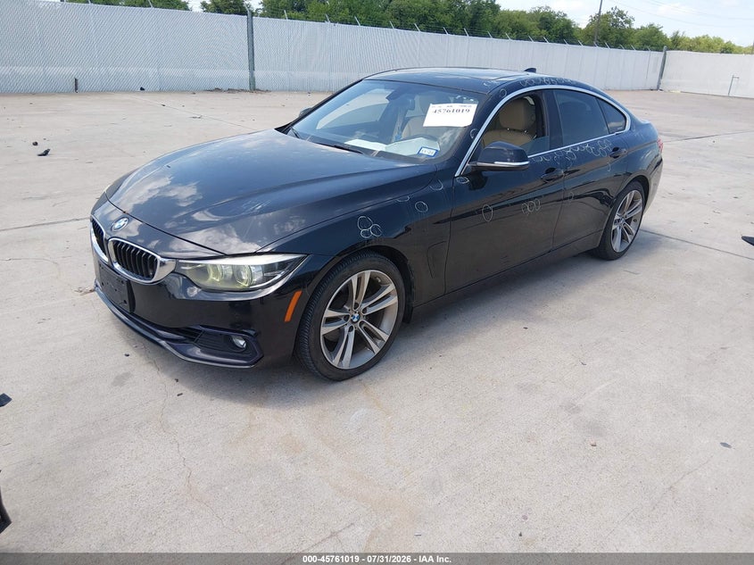 Vin: wba4j1c52jba29811, lot: 46259768, bmw 430i gran coupe 20182