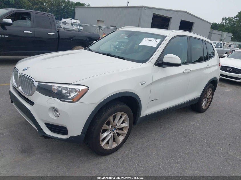 Vin: 5uxwx9c52h0t12655, lot: 46259803, bmw x3 xdrive28i 20172