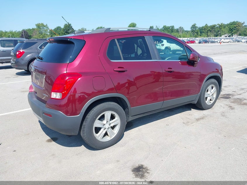 Vin: 3gncjlsb7gl120554, lot: 46259811, chevrolet trax lt 20164