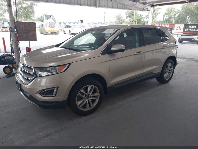 Vin: 2fmpk4j98jbc08958, lot: 46259812, ford edge sel 20182