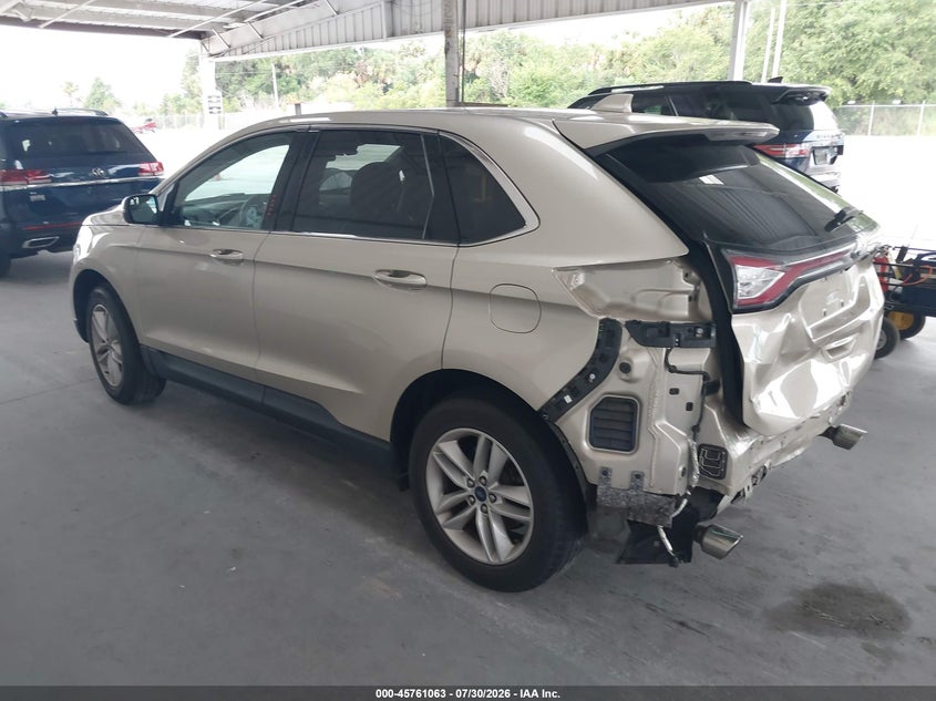Vin: 2fmpk4j98jbc08958, lot: 46259812, ford edge sel 20183