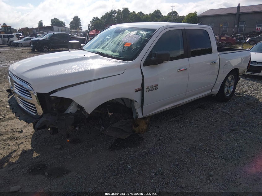 Vin: 1c6rr7lt7hs592936, lot: 46259833, ram 1500 big horn  4x4 5'7 box 20172