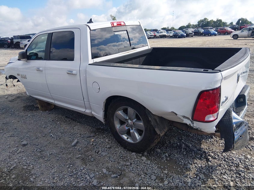 Vin: 1c6rr7lt7hs592936, lot: 46259833, ram 1500 big horn  4x4 5'7 box 20173