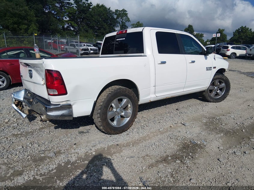 Vin: 1c6rr7lt7hs592936, lot: 46259833, ram 1500 big horn  4x4 5'7 box 20174