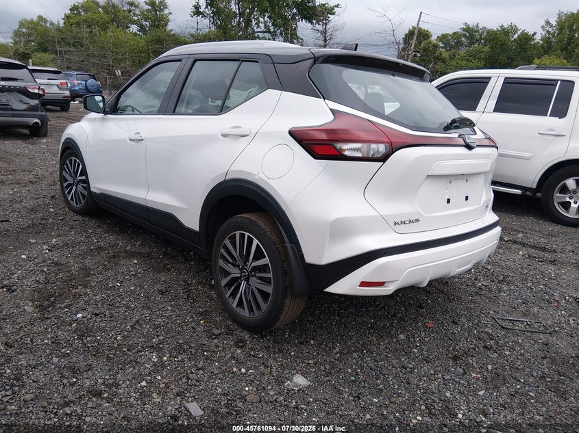 Vin: 3n1cp5cv9nl500734, lot: 46259843, nissan kicks sv xtronic cvt 20223