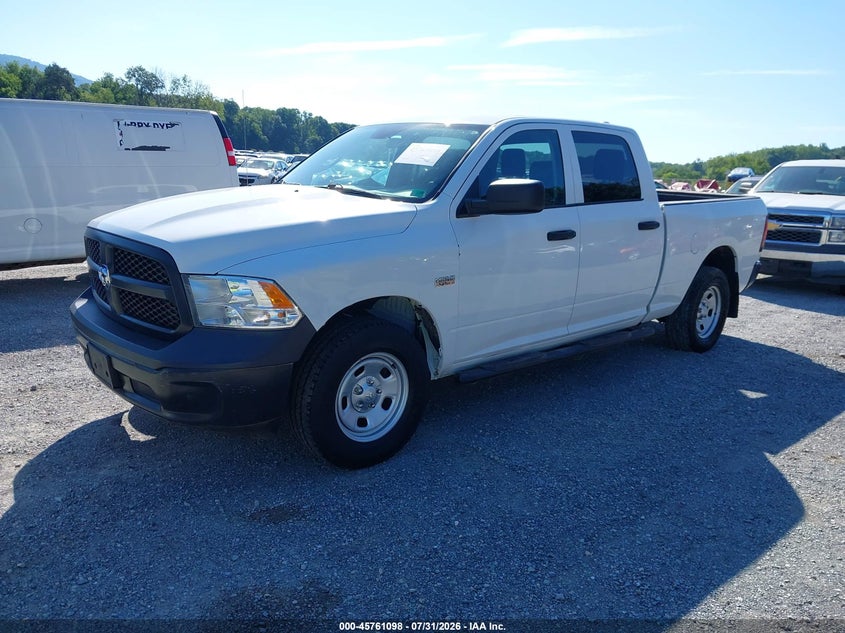Vin: 1c6rr7st7ls118544, lot: 46259847, ram 1500 classic tradesman  4x4 6'4 box 20202