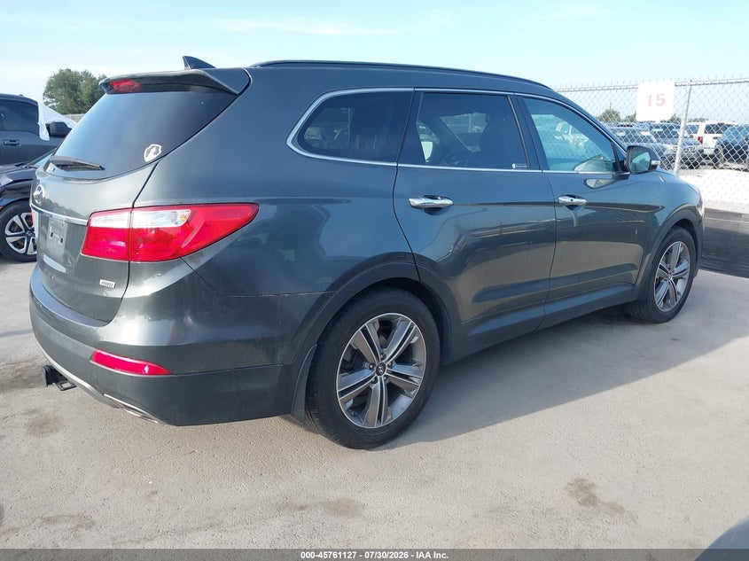 Vin: km8sndhf6eu075548, lot: 46259876, hyundai santa fe gls 20144