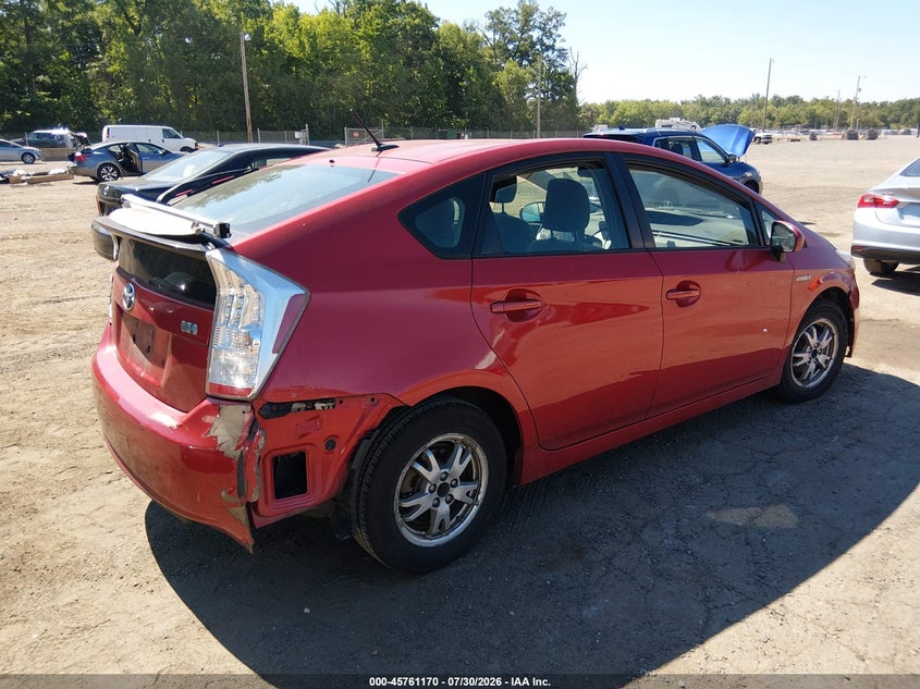 Vin: jtdkn3du7a0164128, lot: 46259919, toyota prius iii 20104