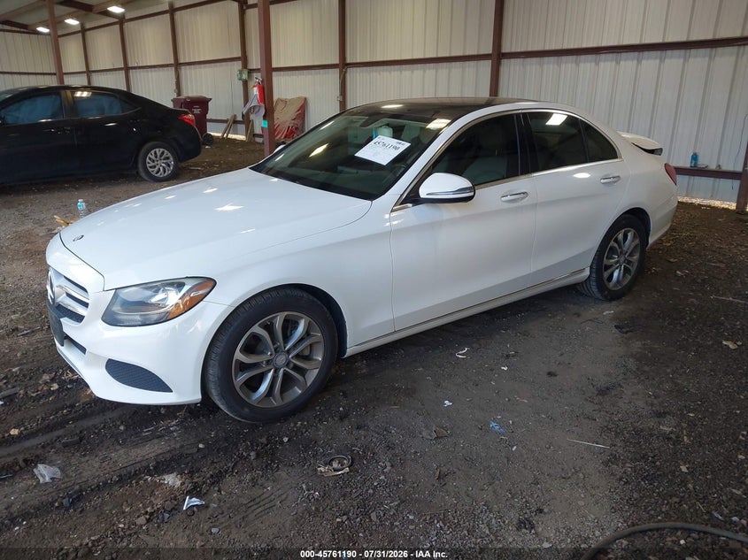 Vin: 55swf4kb4gu103253, lot: 46259939, mercedes-benz c 300 4matic 20162