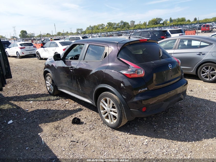 Vin: jn8af5mv7ft550152, lot: 46259943, nissan juke sl 20153