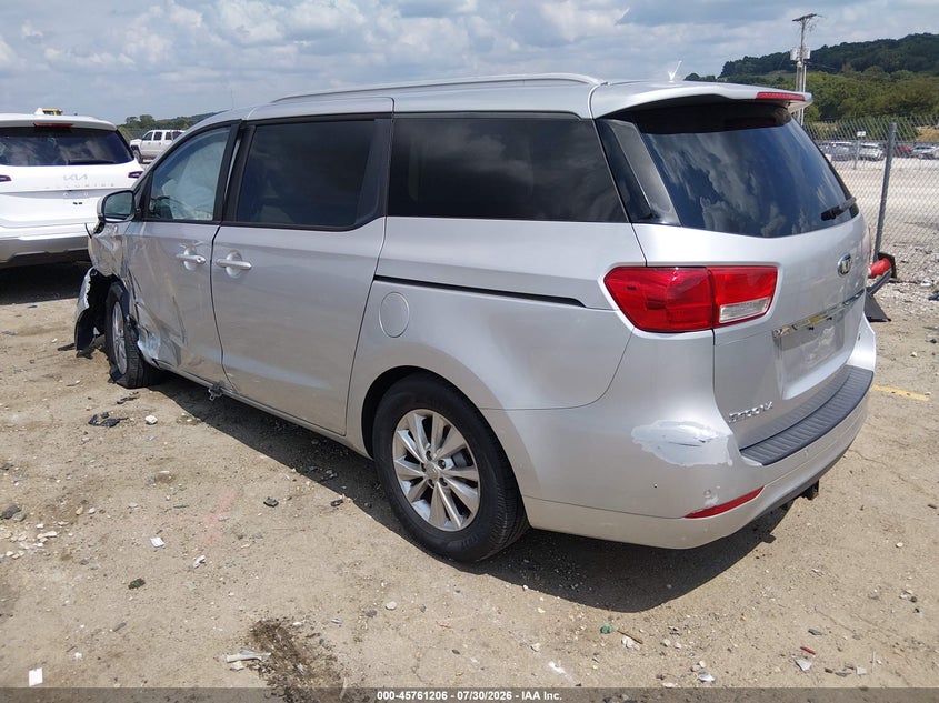Vin: kndmb5c17g6085570, lot: 46259955, kia sedona lx 20163