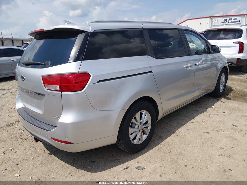 Vin: kndmb5c17g6085570, lot: 46259955, kia sedona lx 20164