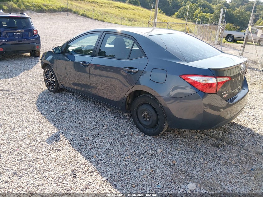 Vin: 5yfburhe7fp363993, lot: 46259965, toyota corolla s plus 20153