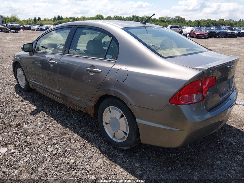 2007 HONDA CIVIC HYBRID auction photo 3