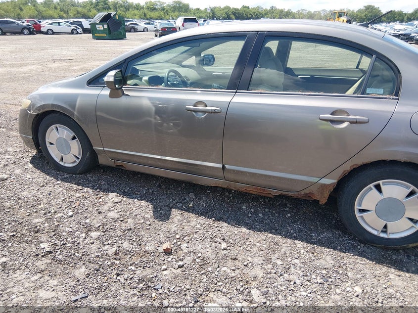 2007 HONDA CIVIC HYBRID auction photo 6