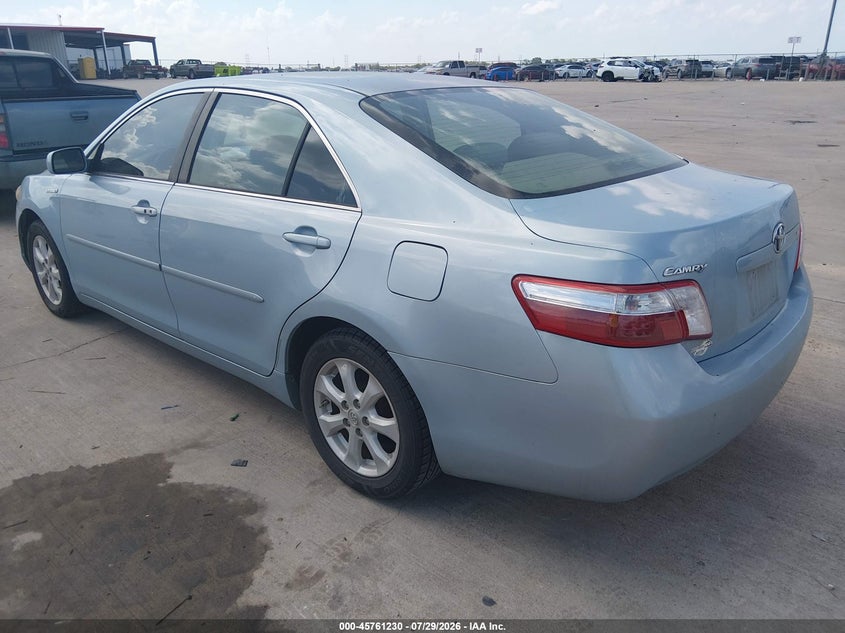 TOYOTA CAMRY HYBRID 2009 VIN 4T1BB46K49U069360
