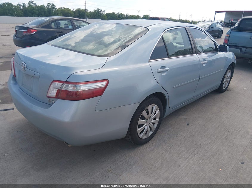 TOYOTA CAMRY HYBRID 2009 VIN 4T1BB46K49U069360