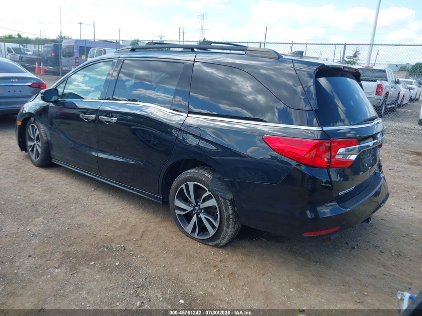 Vin: 5fnrl6h90jb063946, lot: 46259991, honda odyssey elite 20183